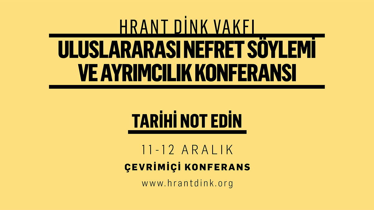 'Nefret Söylemi ve Ayrımcılık Konferansı' başlıyor
